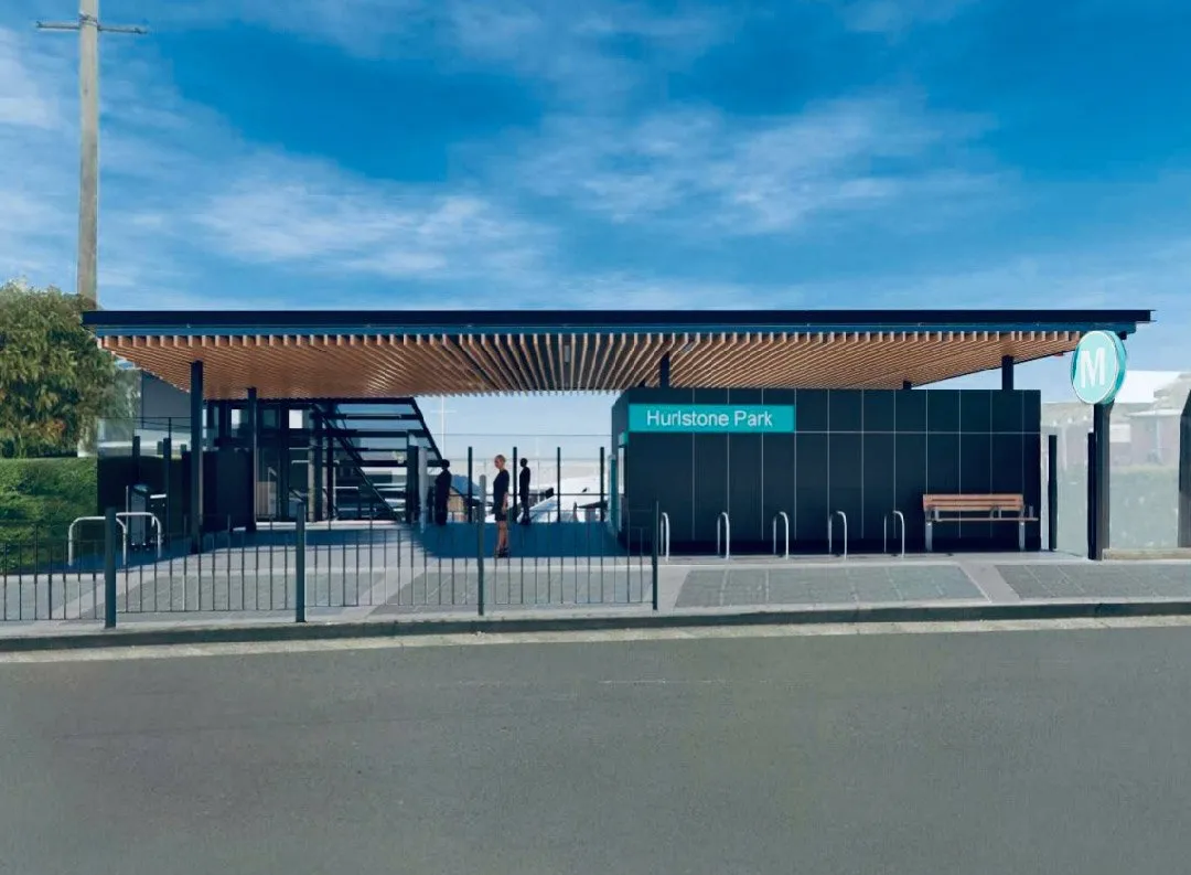 Hurlstone Park station on the Sydney Metro Southwest corridor